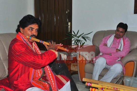 Tripura to set up flute performance research institute: CM